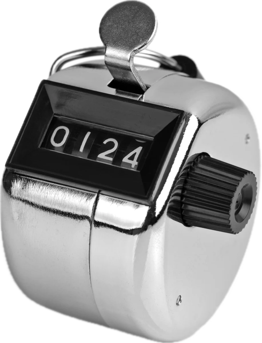 Ręczny licznik mechaniczny