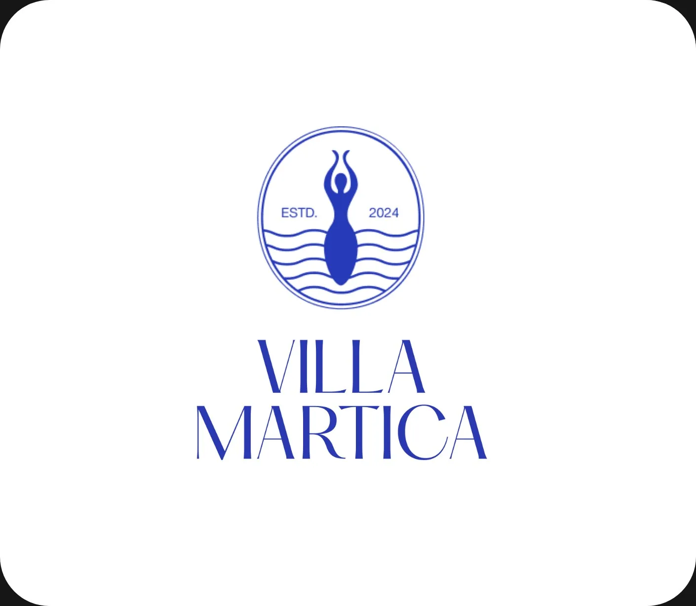 Villa Martica - logo willi z datą założenia 2024